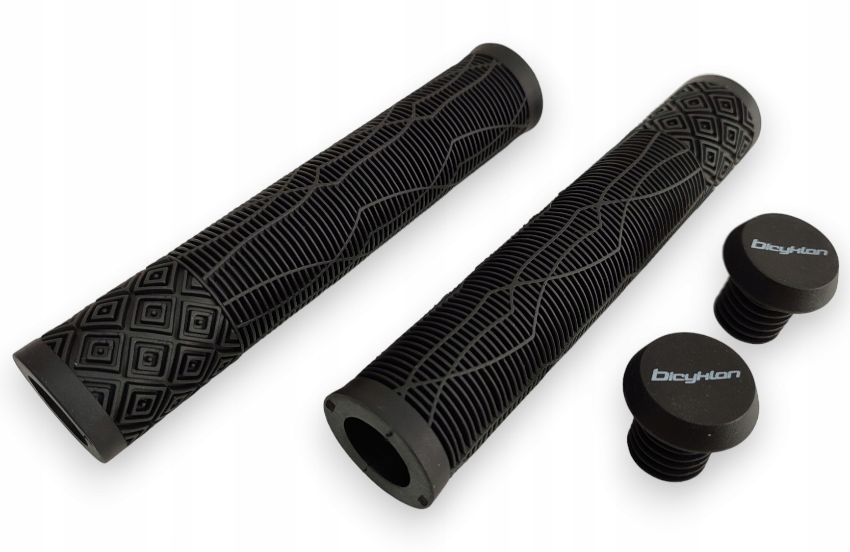 Chwyty Gripy Rowerowe Bicyklon Dirt Push-on Black