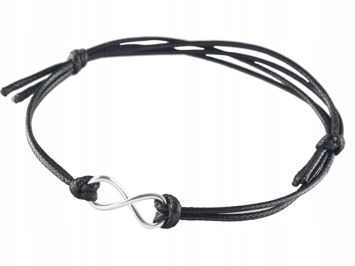 

Versil bransoleta infinity sznurek srebro 0,925