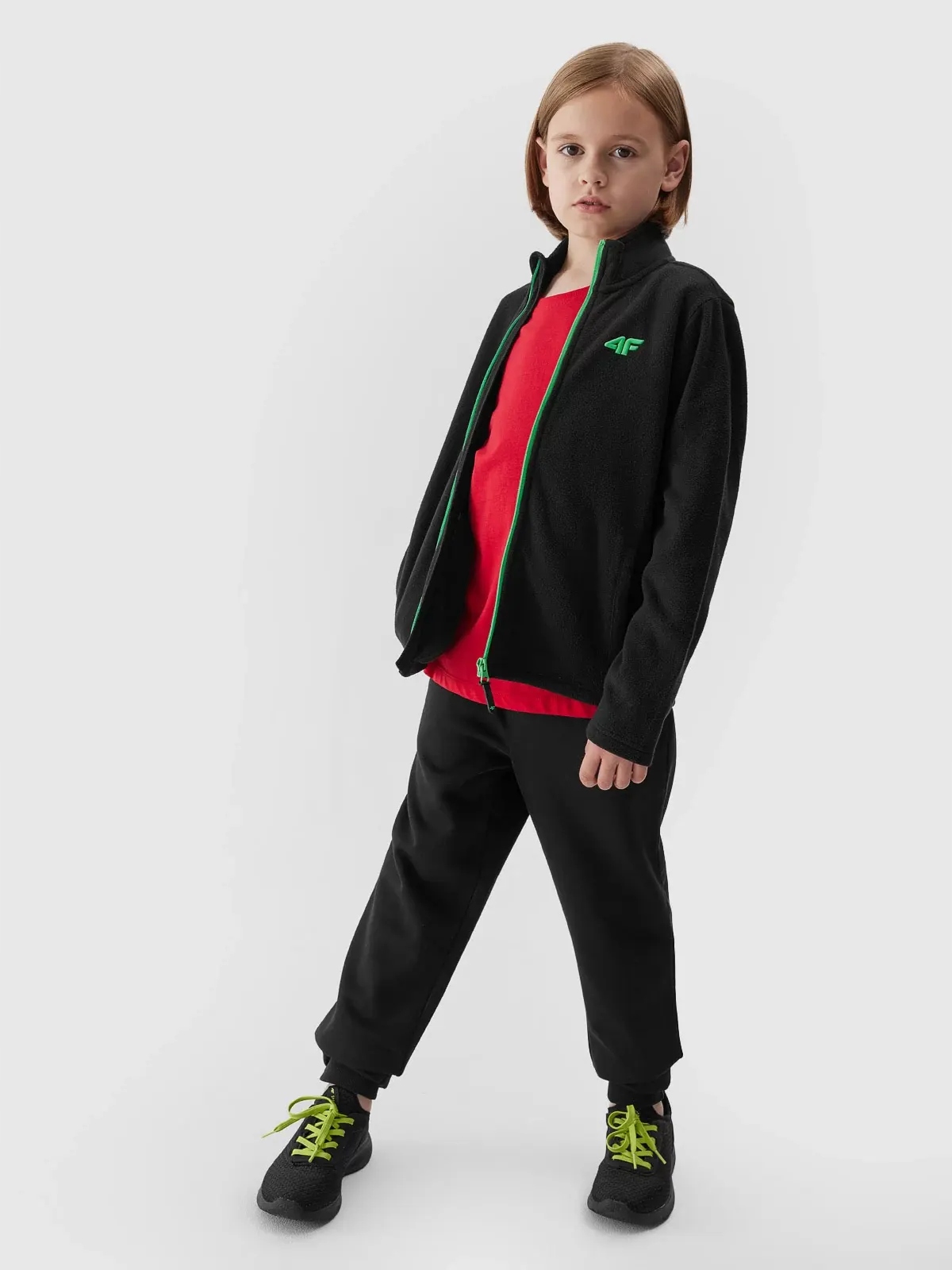 BLUZA POLAROWA CHŁOPIĘCA 4F TERMOAKTYWNA AW23M105 Zapięcie zamek