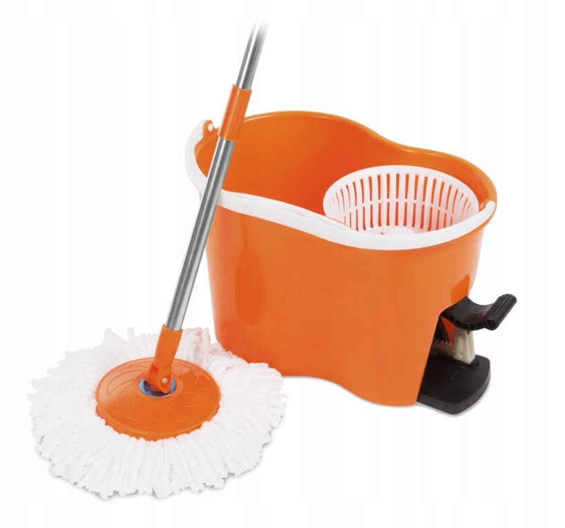 Levně Rotační mop 360° Profi se ždímačem sada kbelík mop 2 hadry