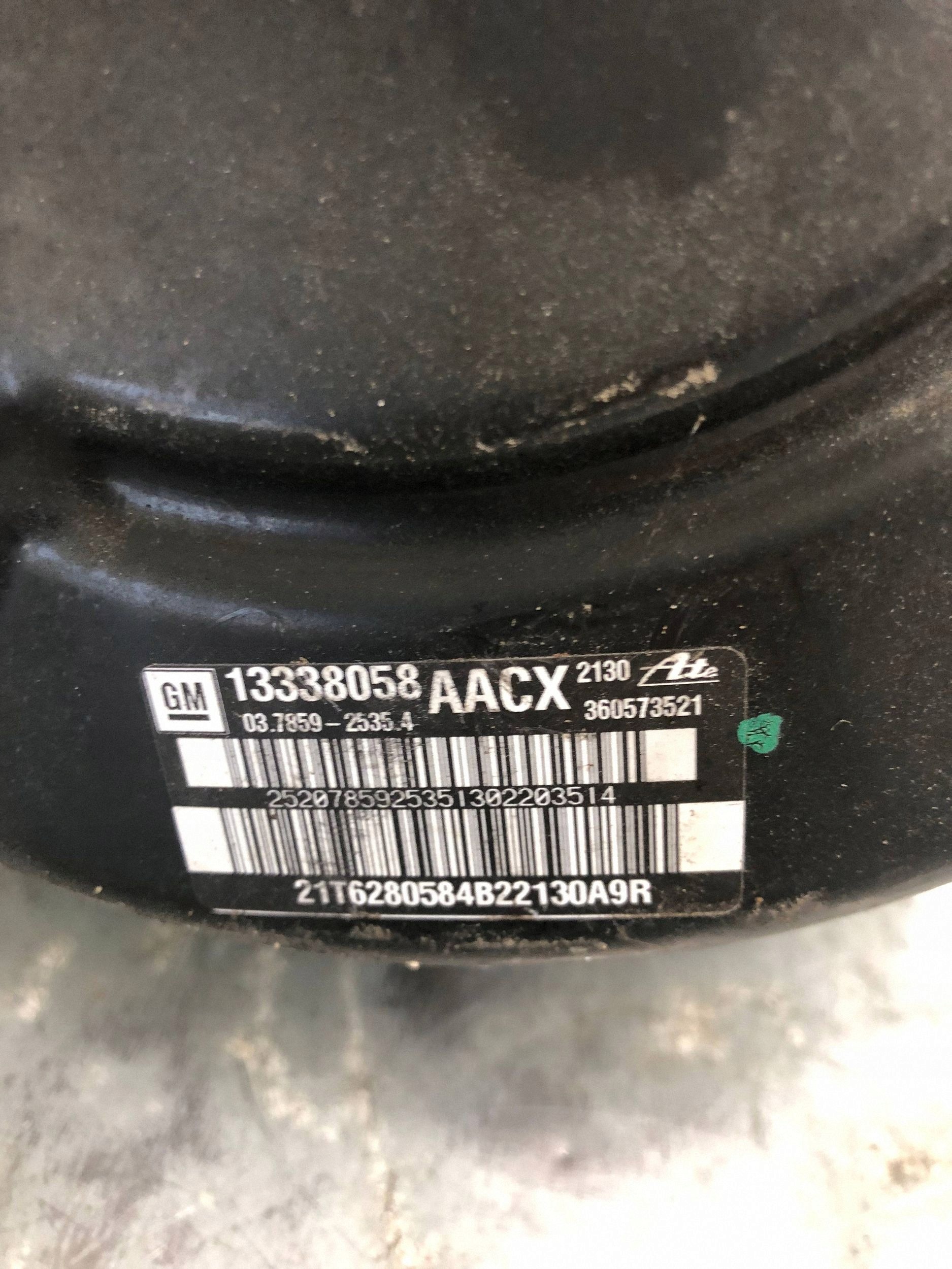 servo bremsen OPEL ASTRA J 13338058