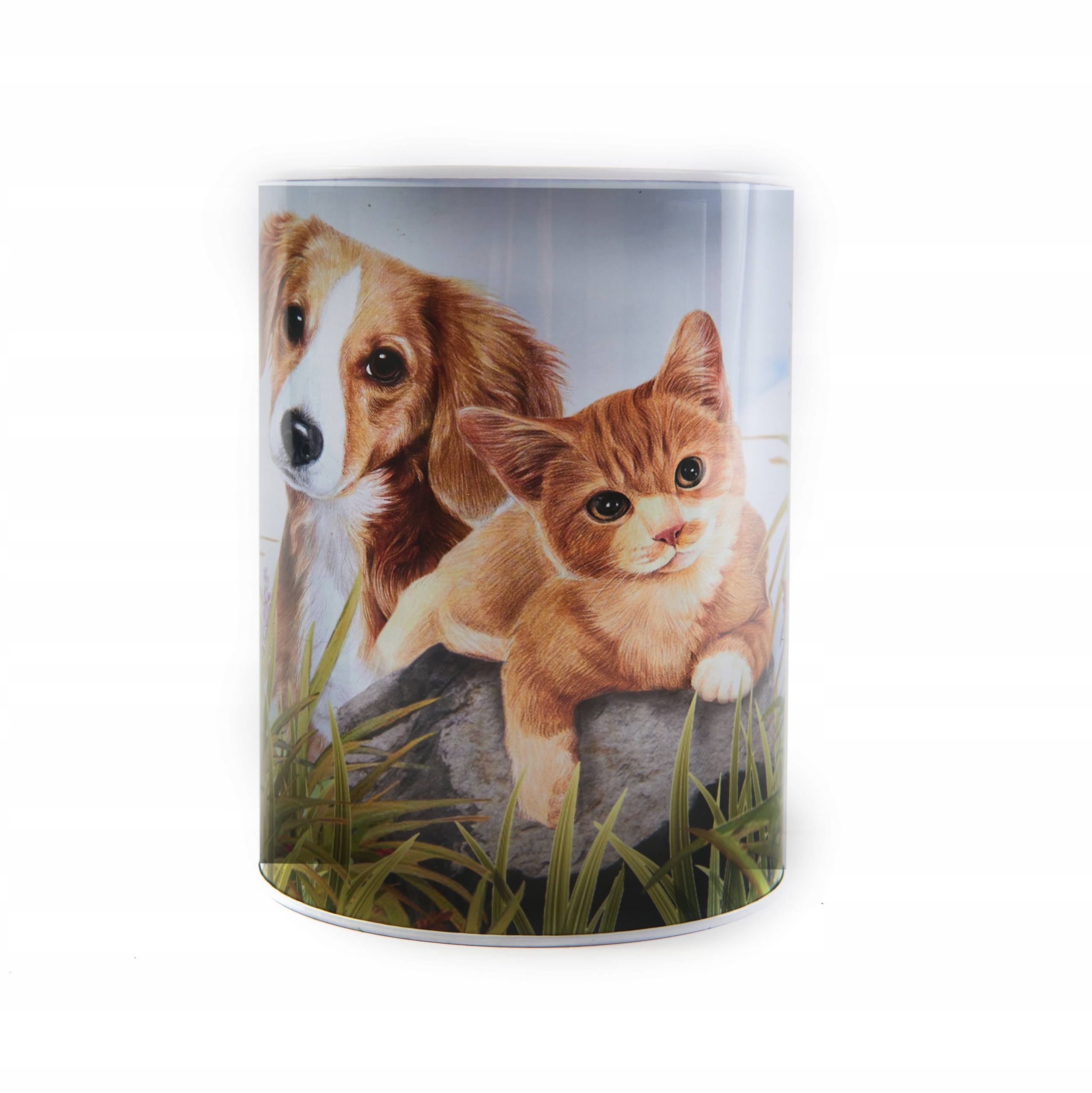 

Psy Koty Metalowa Skarbonka Puszka Różne