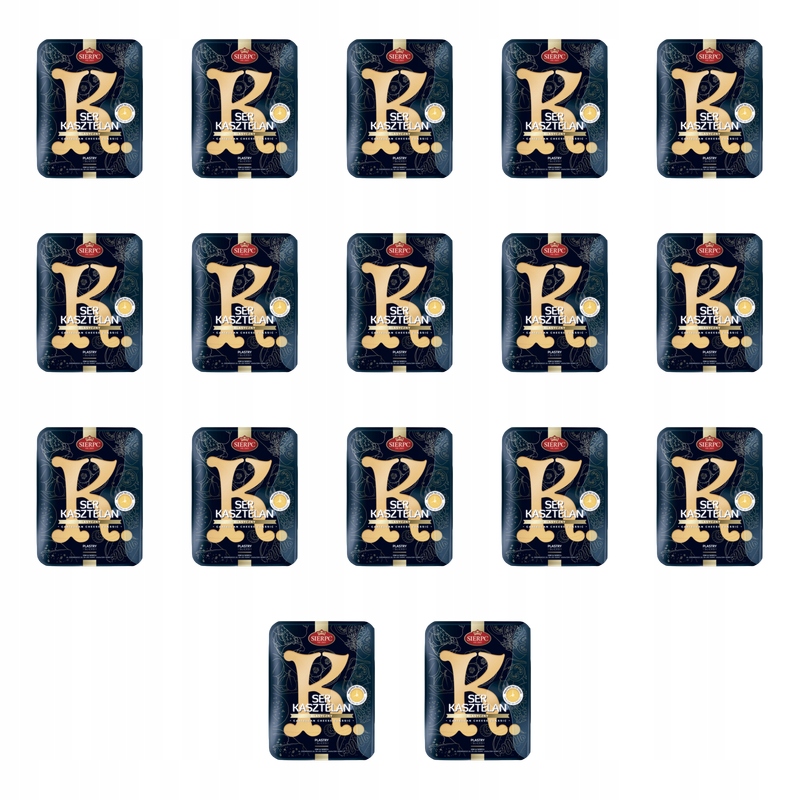 Kastelánový sýr klasické plátky 135 g Osm Sierpc X17