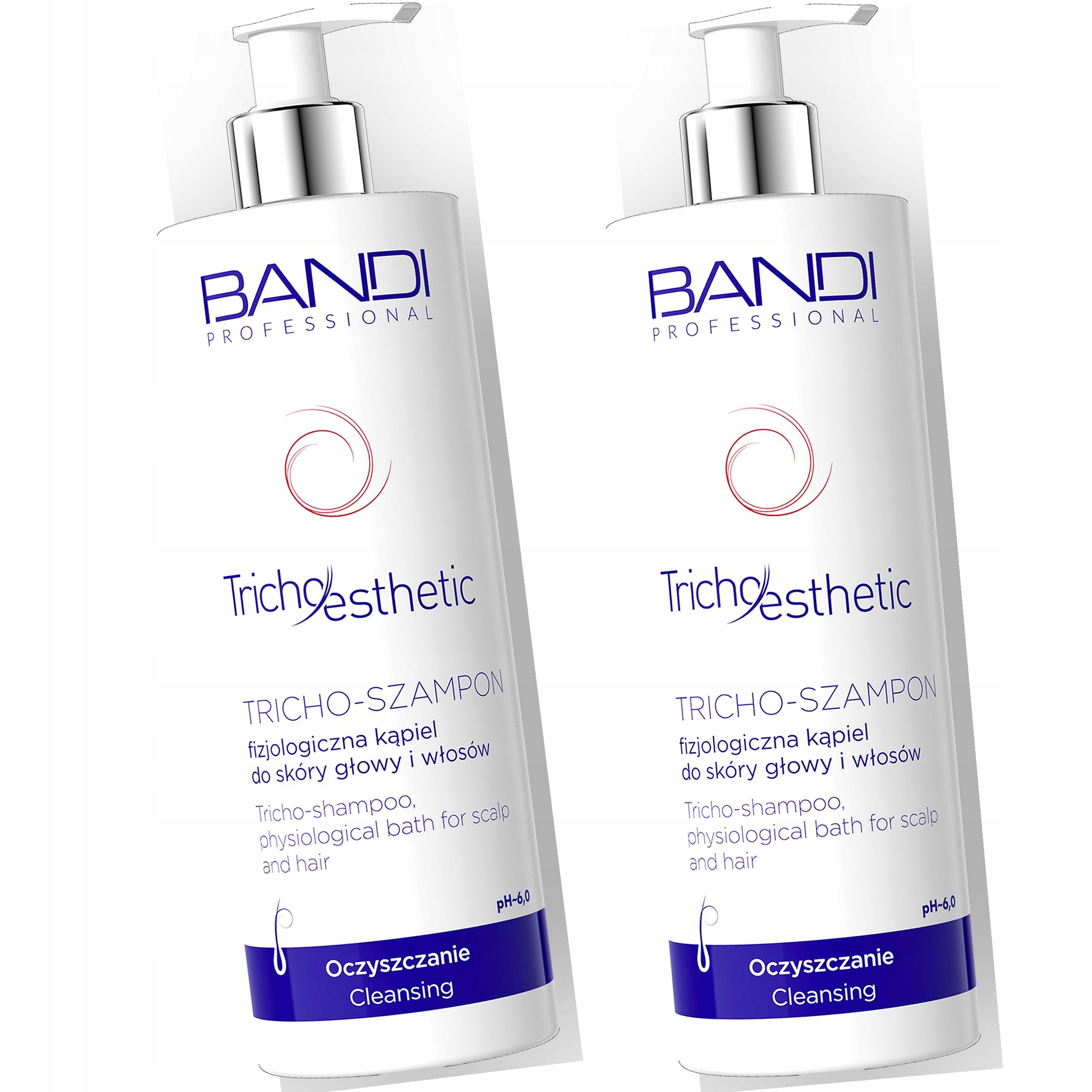 Zestaw 2x szampon Bandi do wrażliwej skóry Delikatne Oczyszczenie