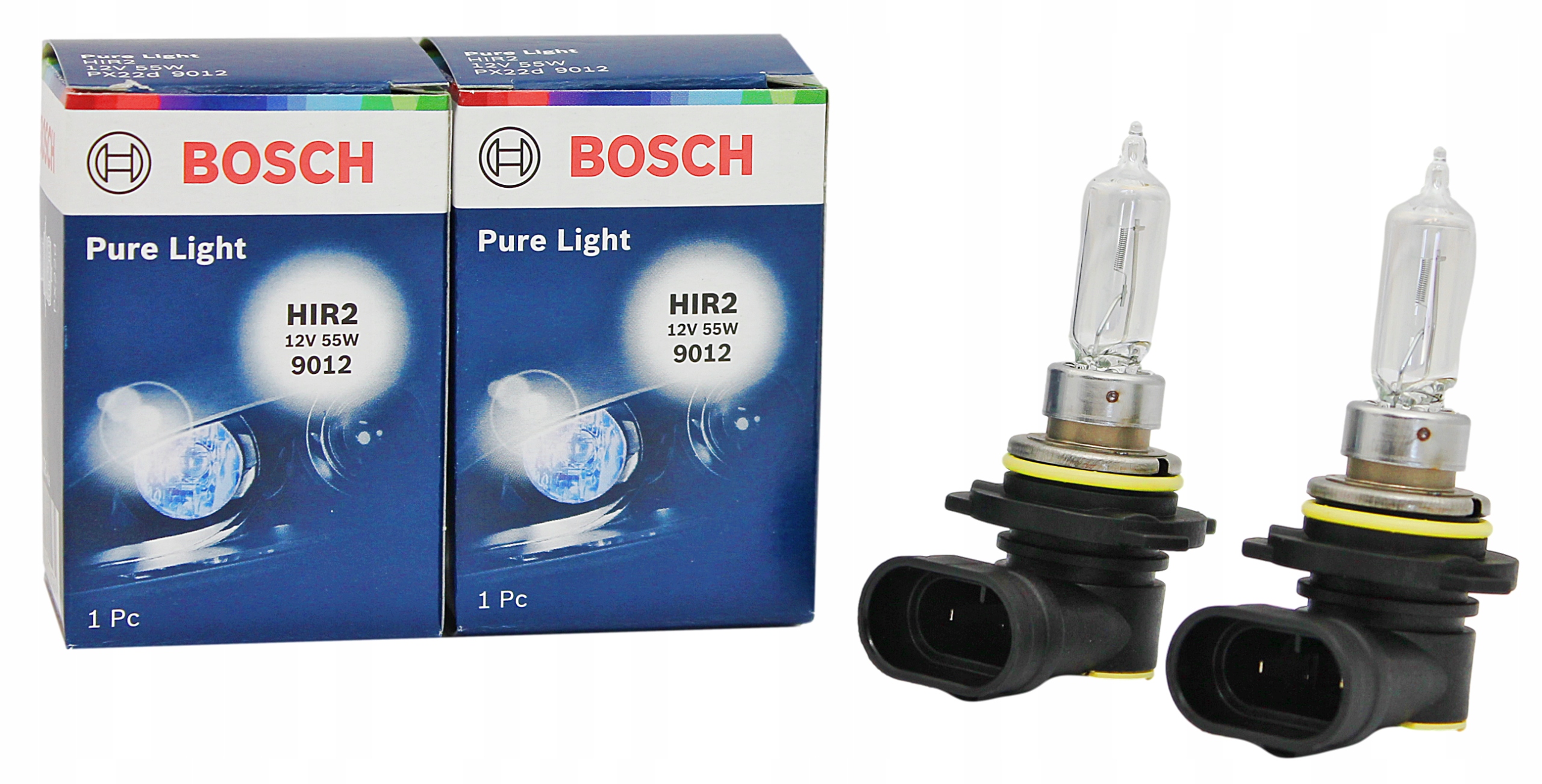Bosch Pure Light Żarówka HIR2 12V 55W 1987302026 2 Sztuki