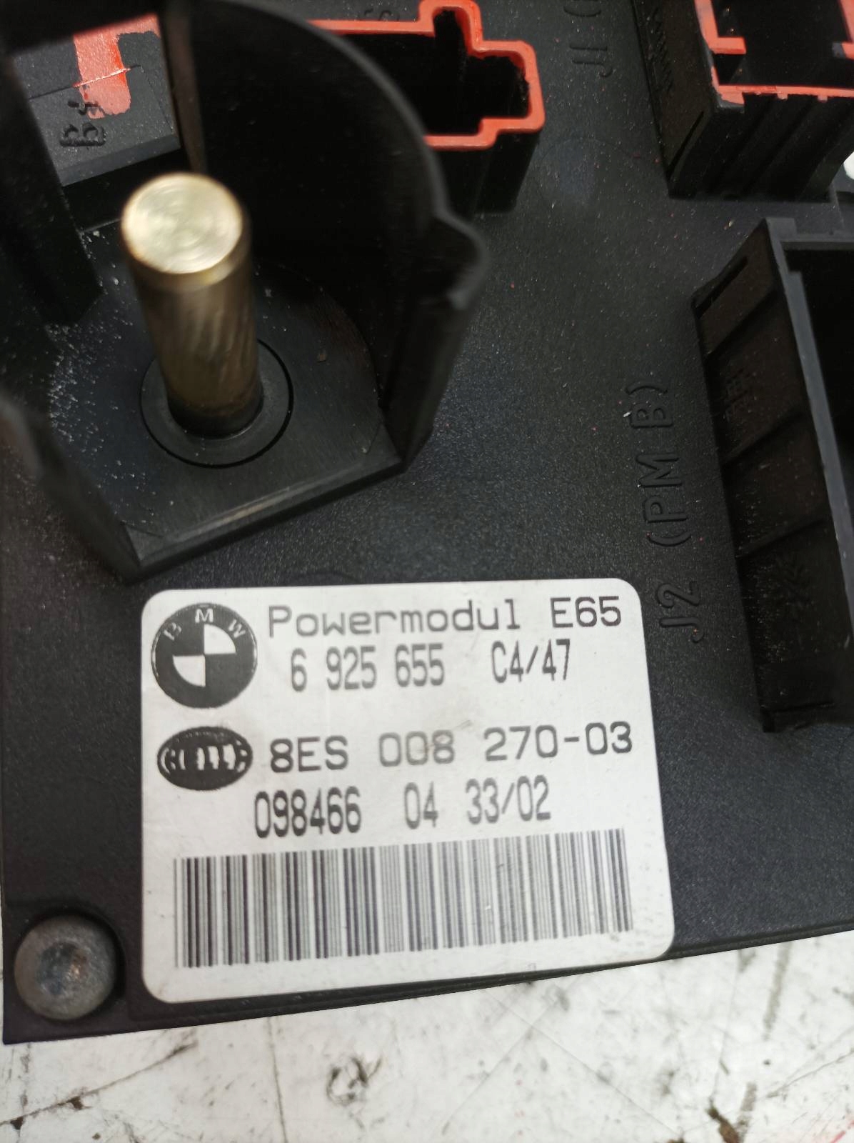 Module 6925655 de tension Bmw Seria 7 IV (2001-2008) E65/66/67/68