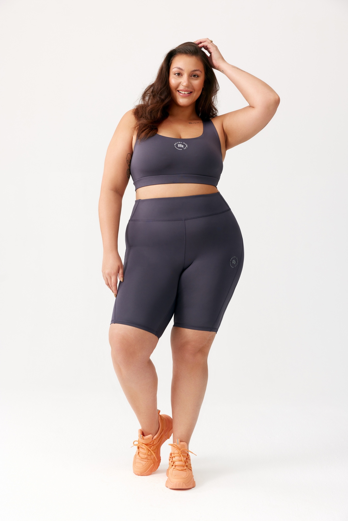 DAMSKIE SPODENKI SZYBKOSCHNĄCE FITNESS PLUS SIZE Rozmiar XXL