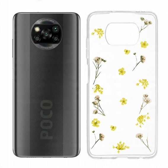 

Etui Case Pokrowiec Kwiaty do Xiaomi Poco X3 Nfc