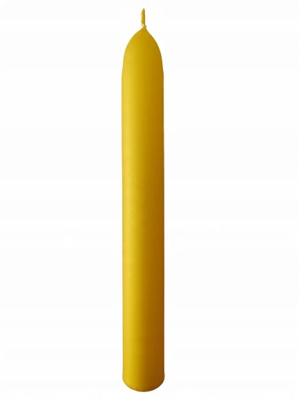 

Świeca Stołowa Prosta Żółta