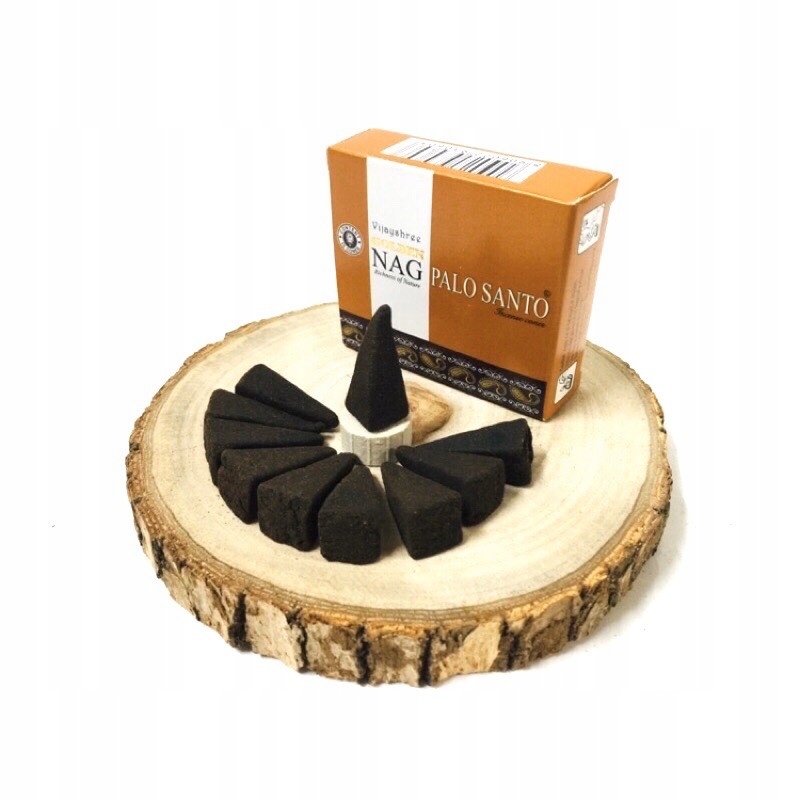 

Kadzidełka Stożki Golden Nag Palo Santo kadzidło