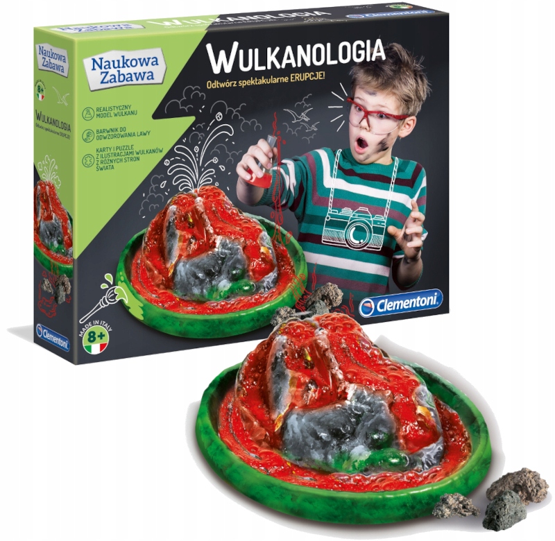

Clementoni Wulkanologia Erupcja Wulkanu 8+ 503278