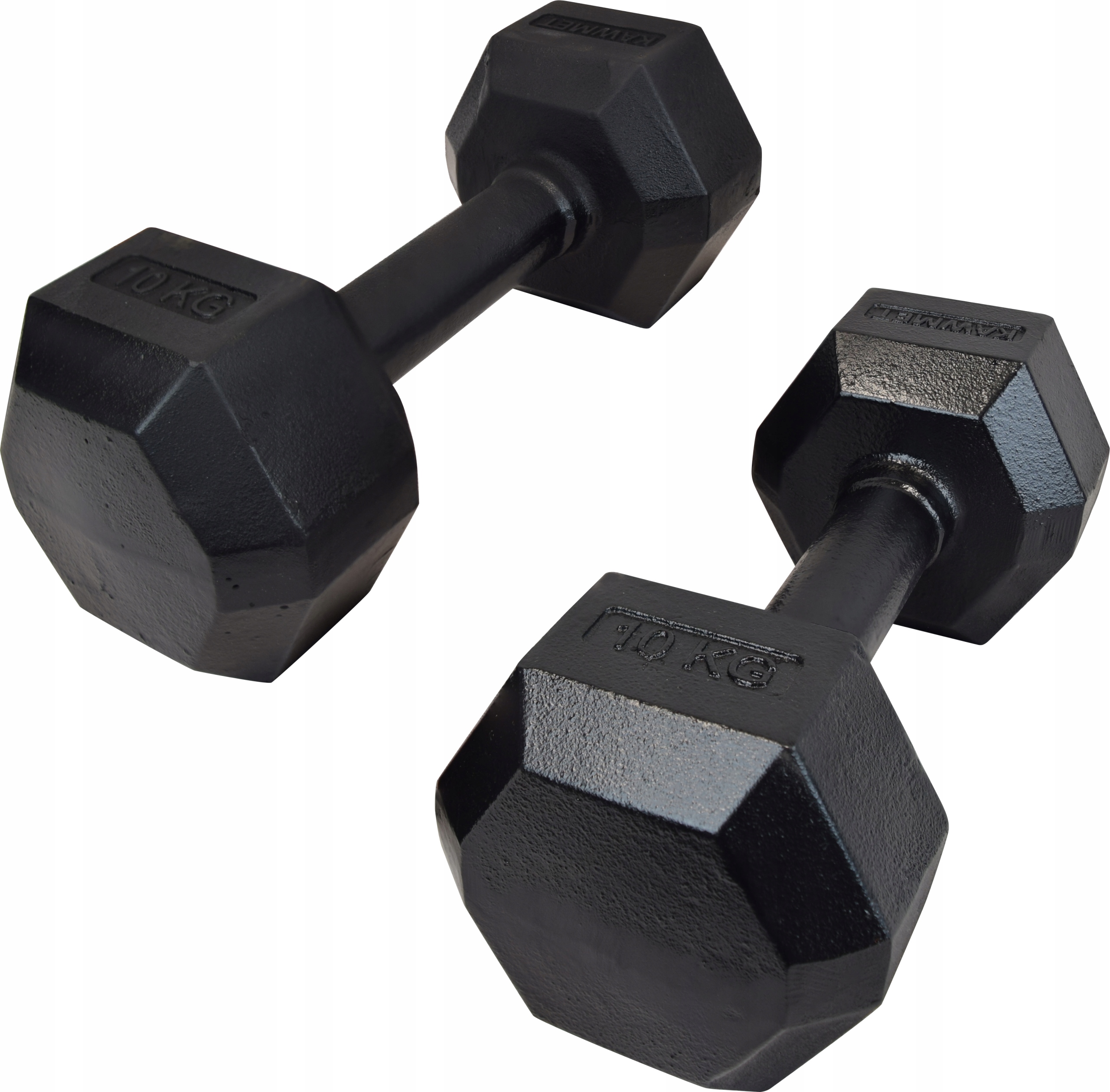 

Hantle żeliwne Hex hexagonalne Kawmet 2x10kg