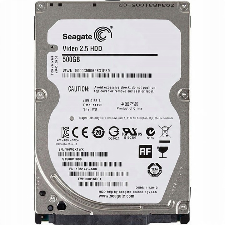 

Dysk Twardy Hdd Seagate Slim 500GB 2,5 7MM
