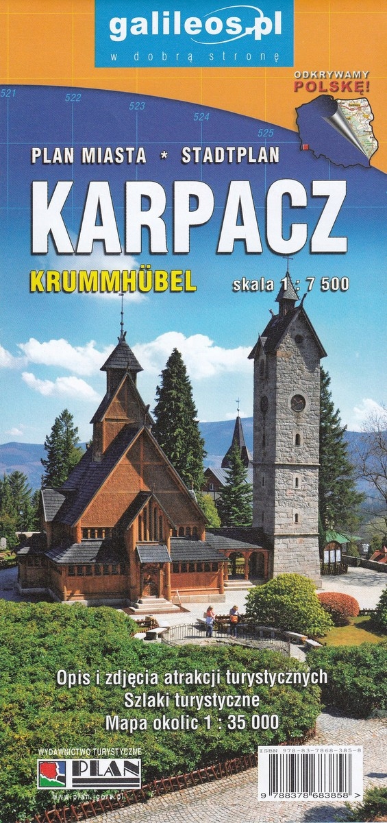Karpacz mapa 1:7 500 Plan