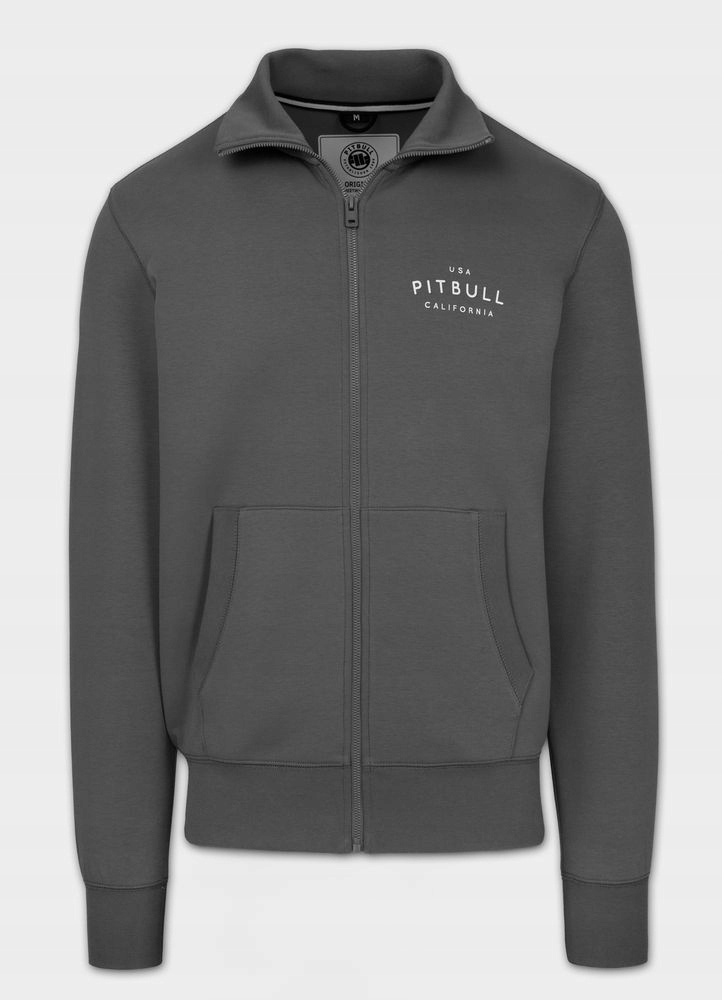 Pánská Rozepínací Mikina Pitbull Sampson Denní na zip se stojáčkem Hladká