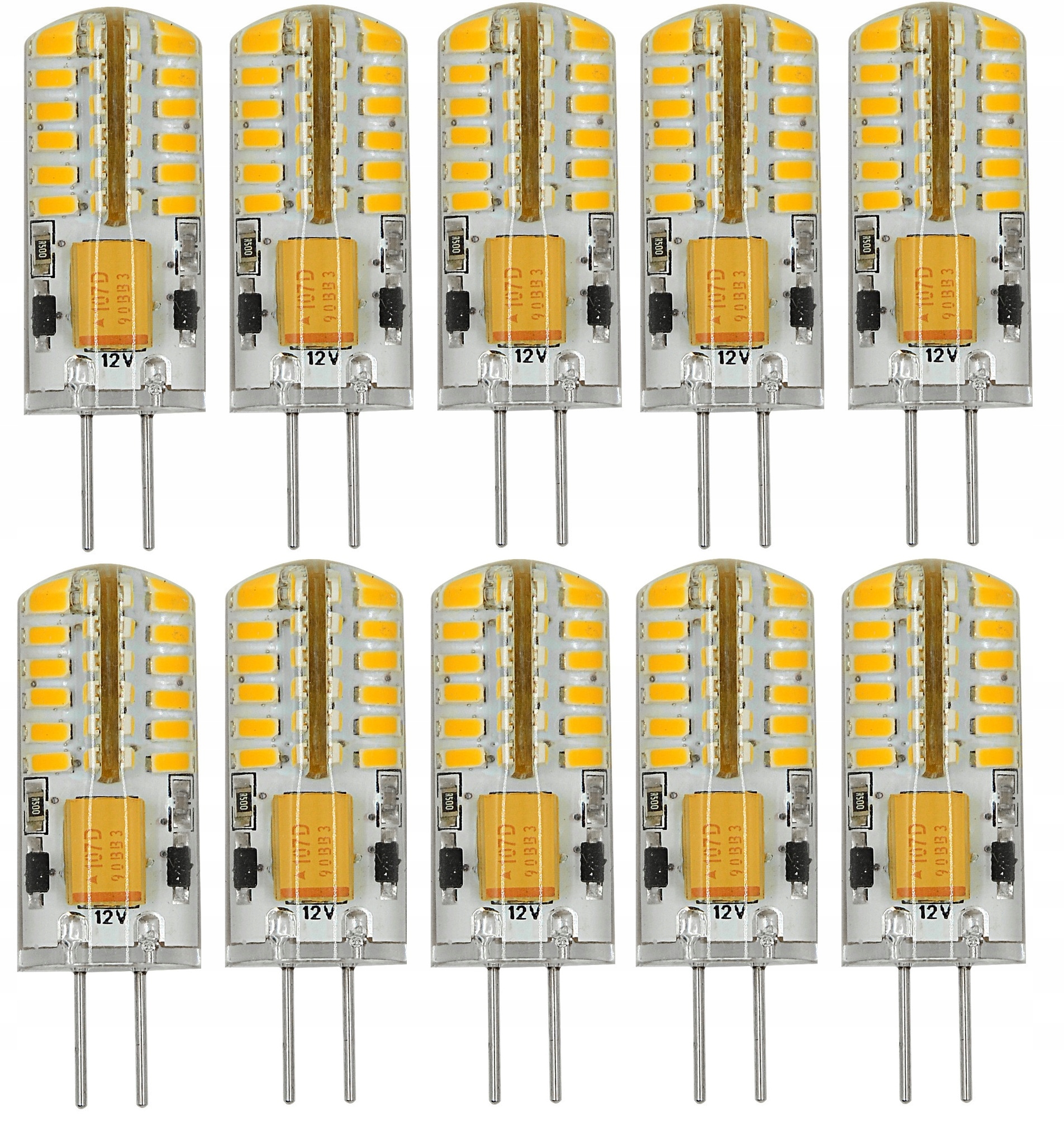 

Żarówka Led G4 3W=20W biały ciepły DC 12V 10szt