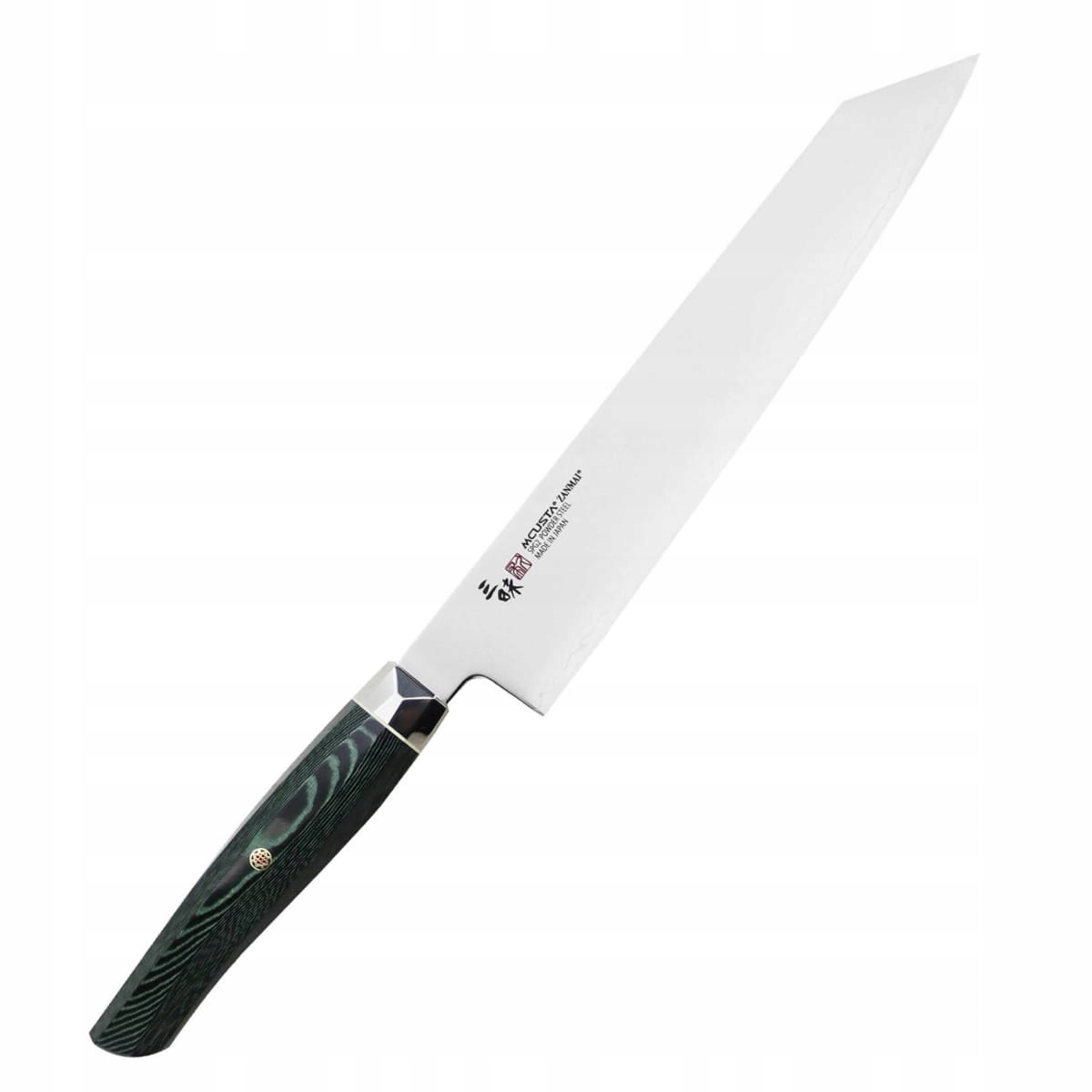 Mcusta Zanmai Green Revolution SPG2 Japonský ostrý nôž Kiritsuke Gyuto 23 cm
