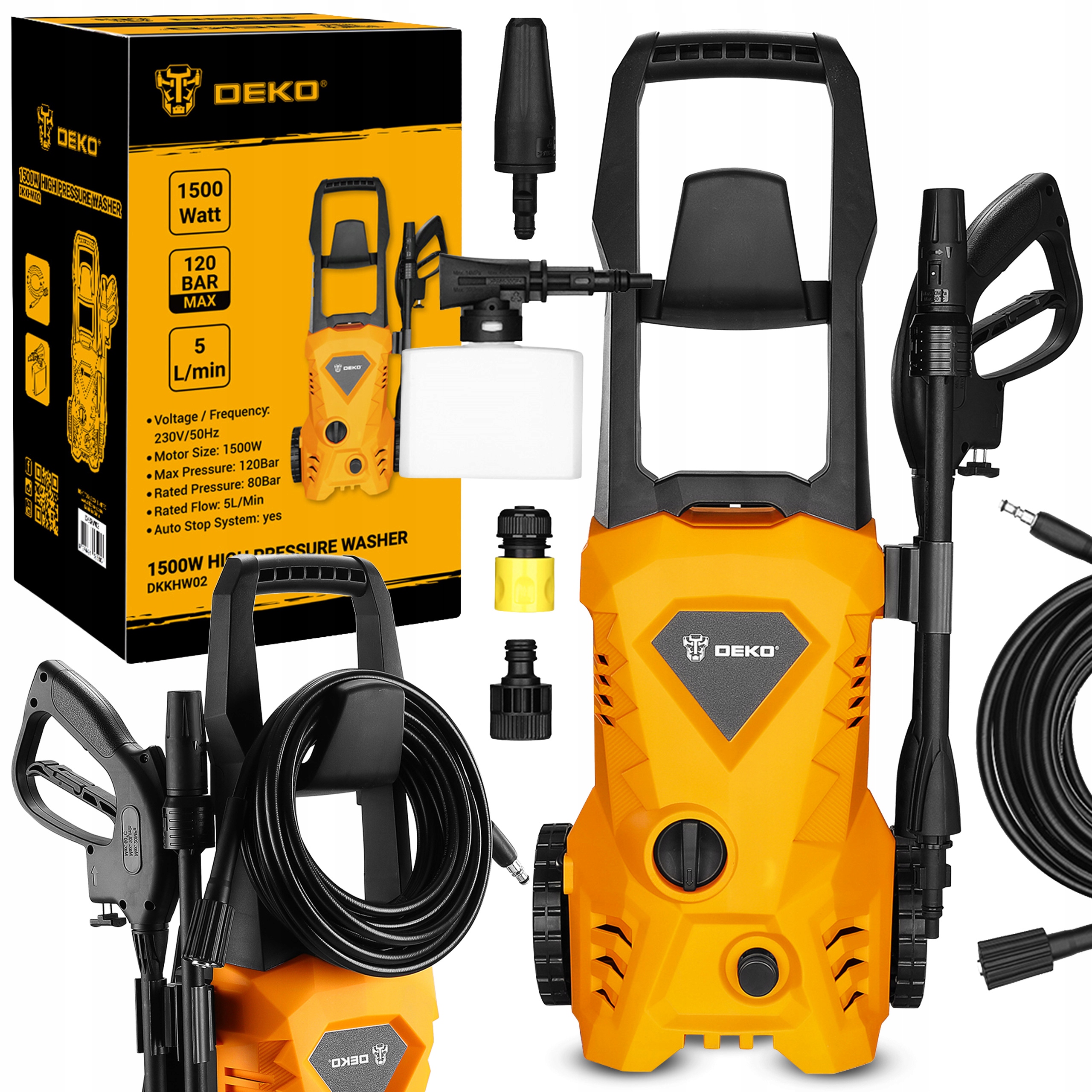 Tlakový Čistič Kostek Turbo Nový Model Výkonná Hliníková Pumpa Deko