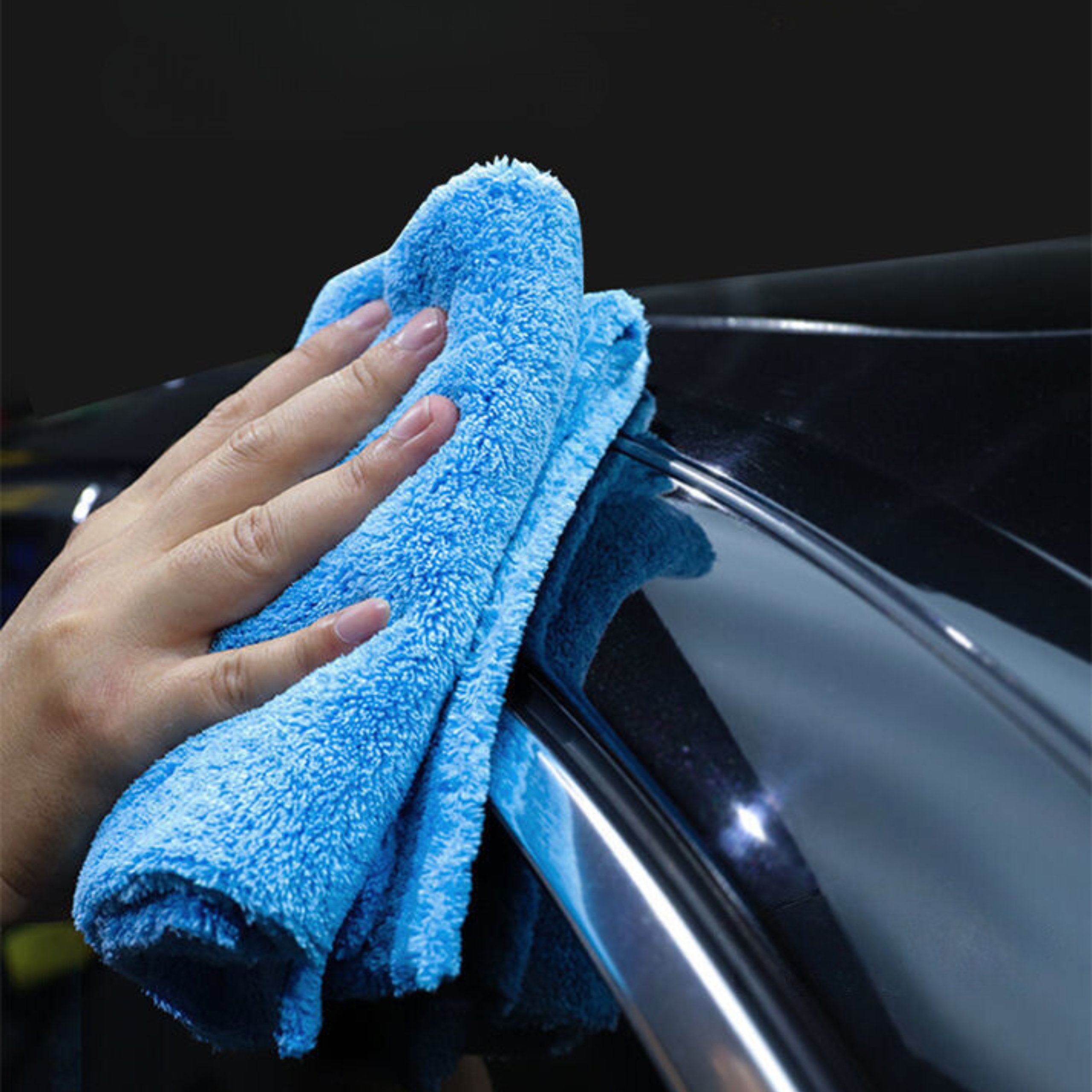 ŚCIERECZKA Z MIKROFIBRY BEZSZWOWA MIKROFIBRA DO DETAILINGU 40X40 NIEBIESKA Producent Korbi