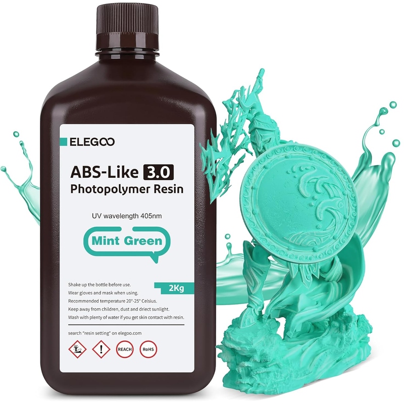 Elegoo ABS-like Resin V3.0 2KG, Mint Green