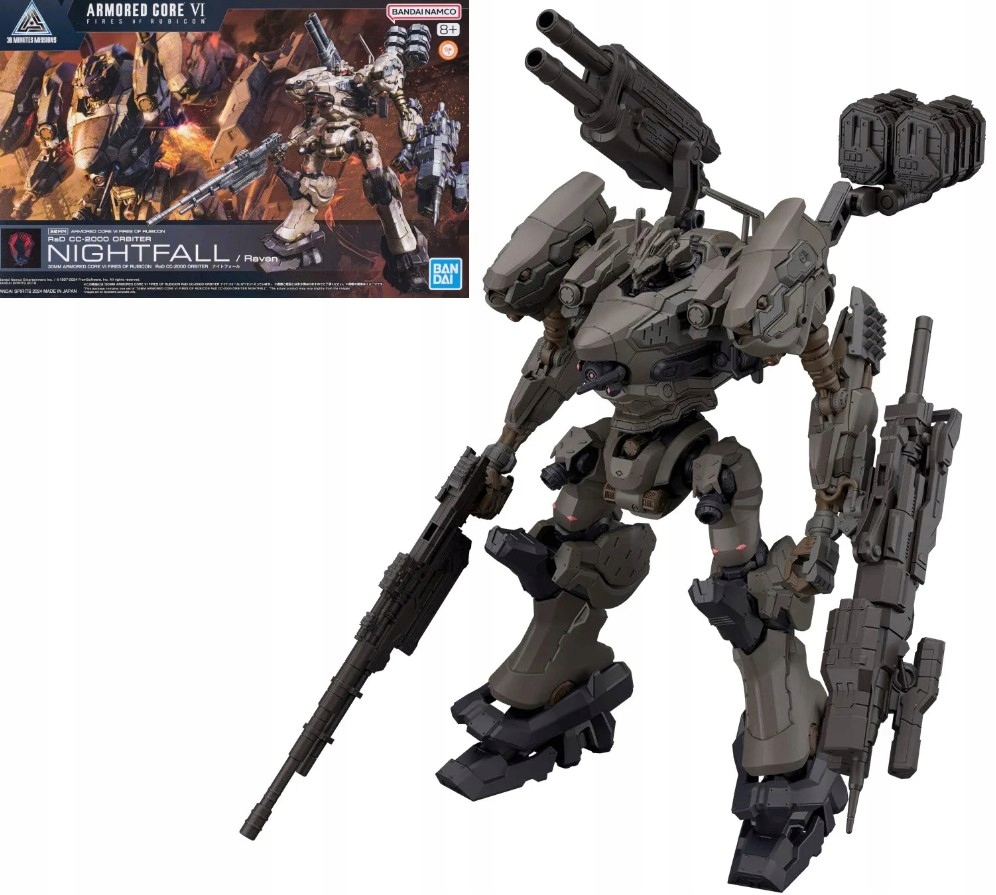 Armored Core VI RaD CC-2000 Orbiter Nightfall Stavebnice Model