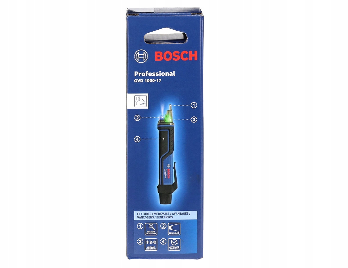 Tester napätia Bosch Gvd 1000-17 Bezdotykový 24V-1000V