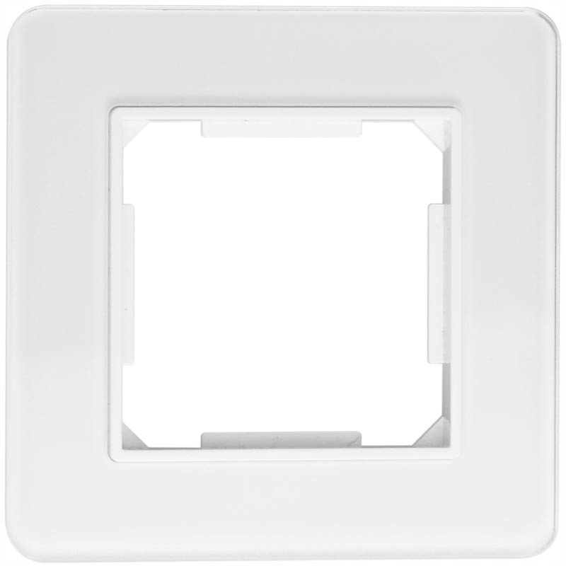 

Ramka pojedyncza, szklana, biała, Quad, QAD1001GW