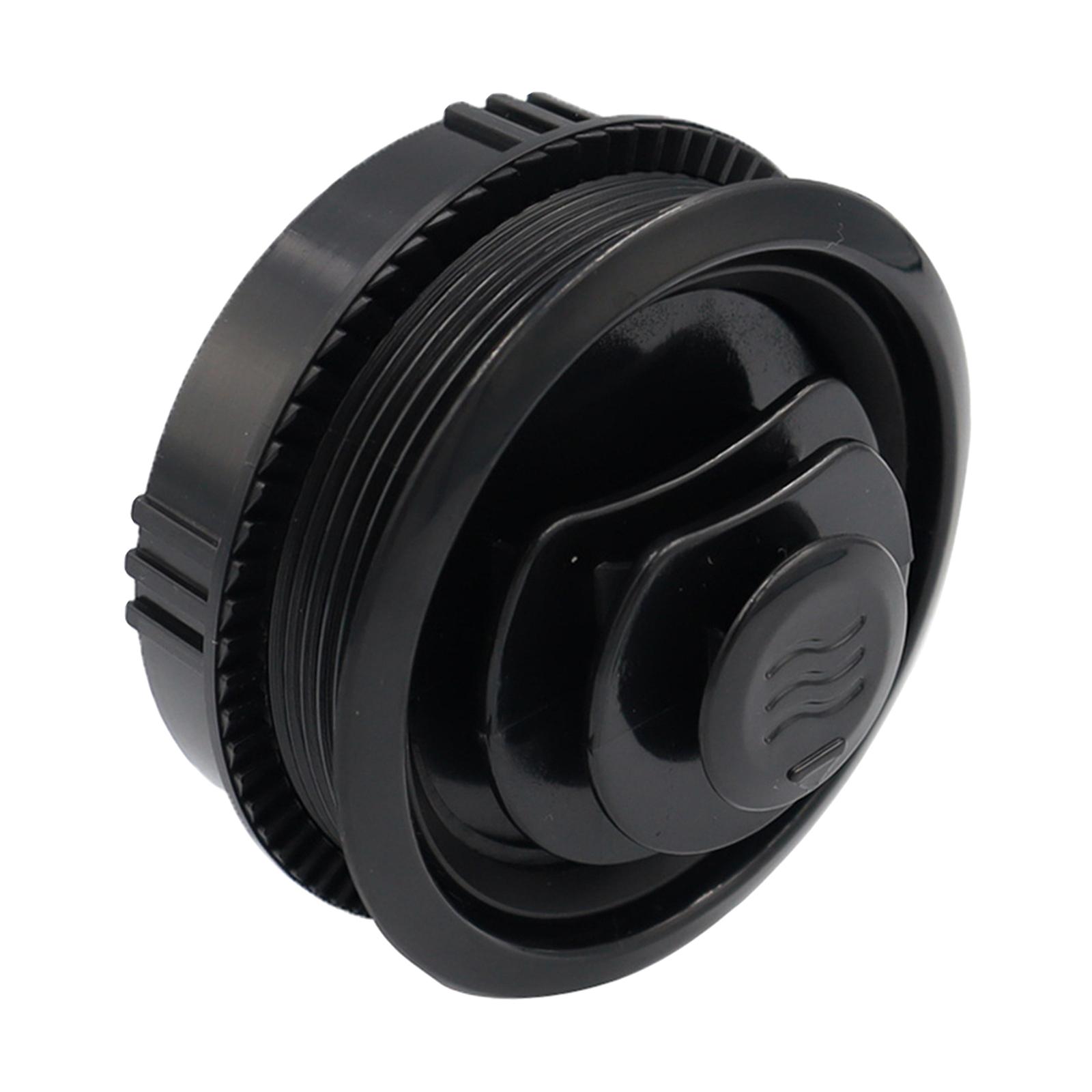 AC Heat Air Duct Vent 63mm Car Dash Dashboard Mounted Interior Round