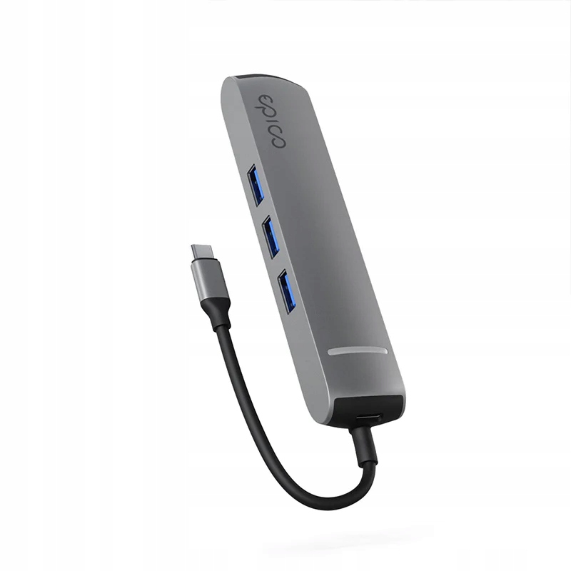 Hliníkový Usb-c hub 6v1 Epico s podporou 8K vesmírně šedý
