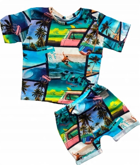 

Komplet letni Surf Trip wakacyjna plaża r. 68