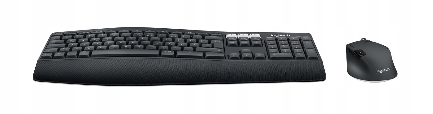 Клавиатура и мышь Logitech черный
