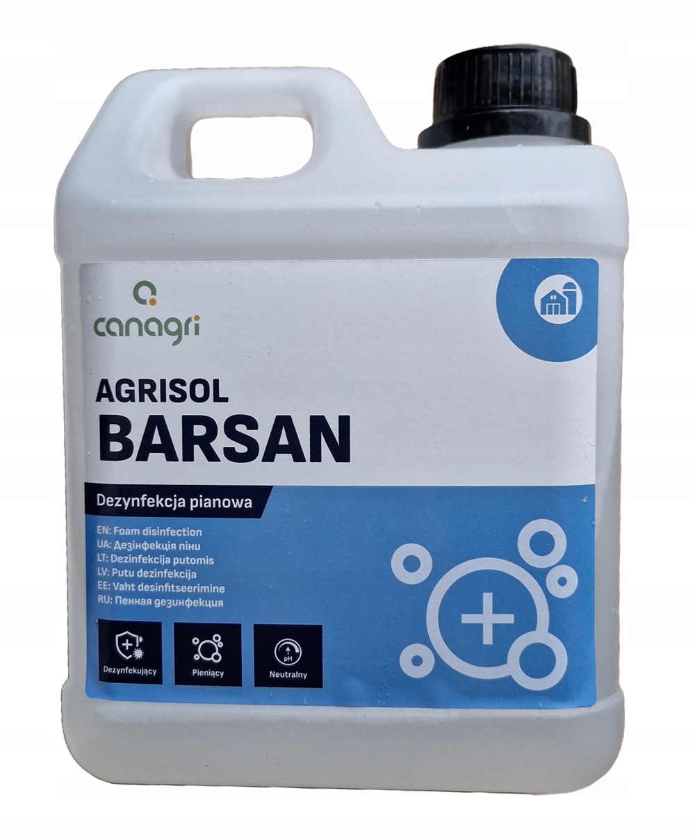 Agrisol Barsan 76 Preparat Do Dezynfekcji Obuwia Do Maty Dezynfekcyjnej 2kg
