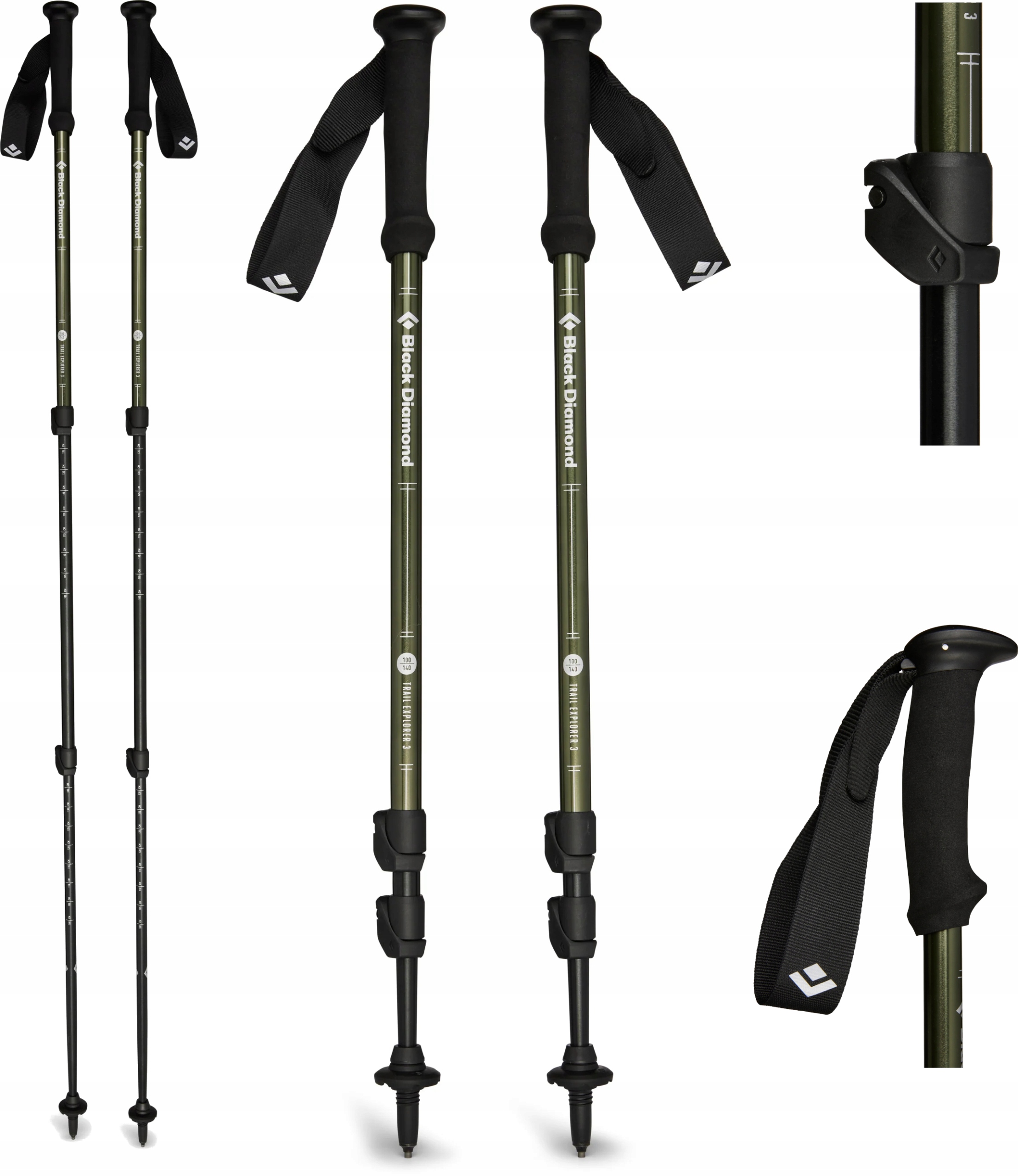 Kije trekkingowe Black Diamond Explorer 4 BD112551 3010