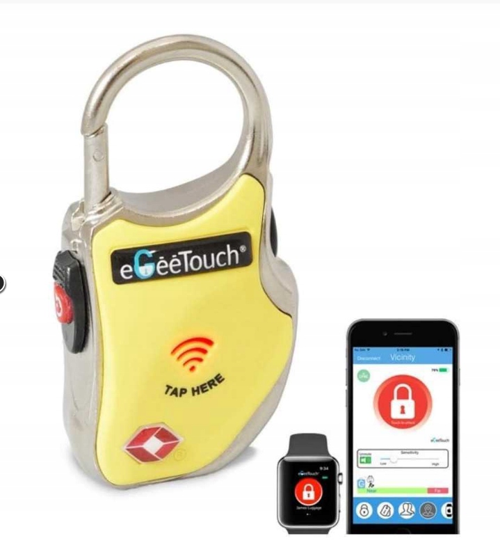 Chytrý cestovní zámek eGeeTouch