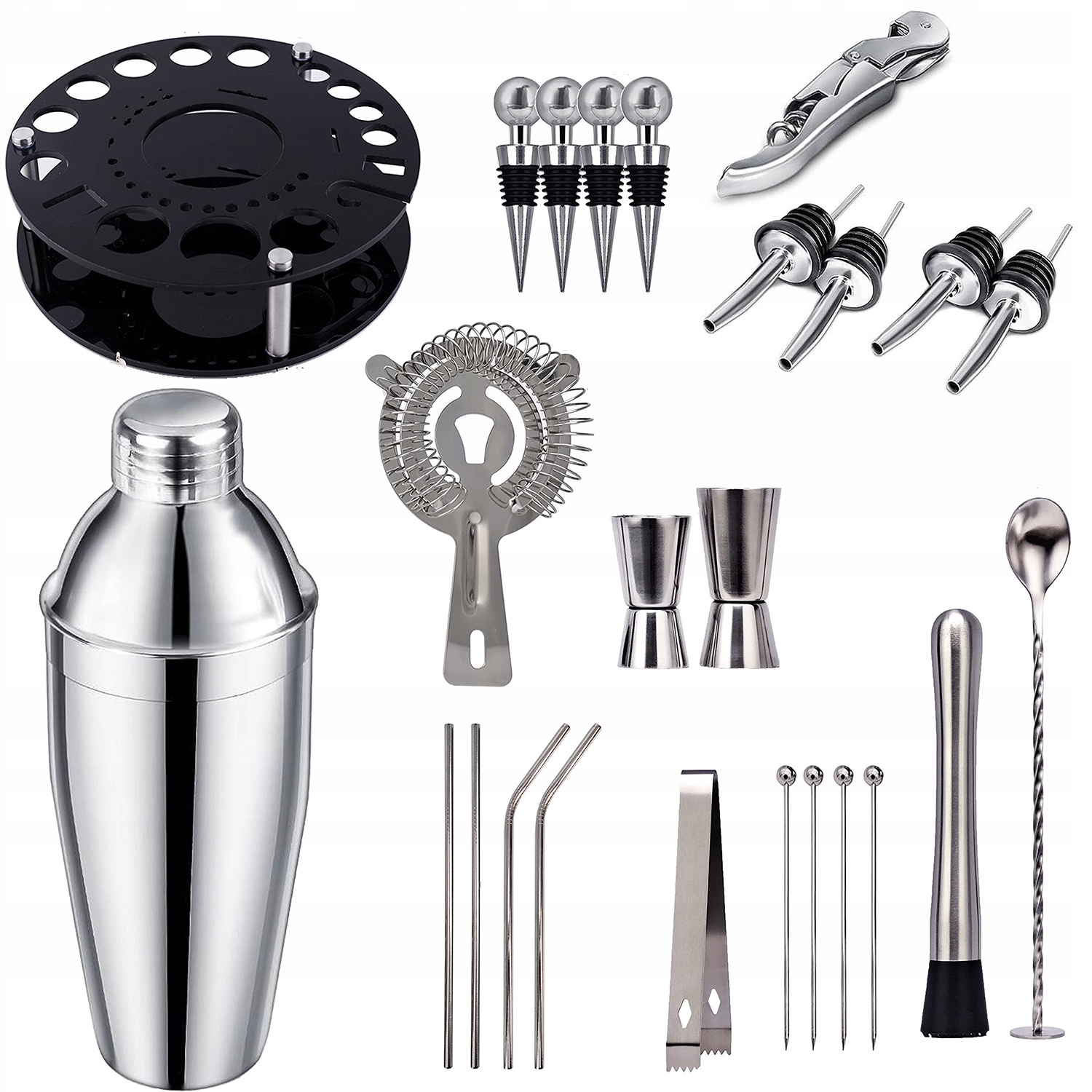 Profesionální barmanský set na koktejly 30v1 Shaker
