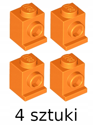 

Lego Klocek 1x1z wypustką 4070 Pomarańczowy =>4szt