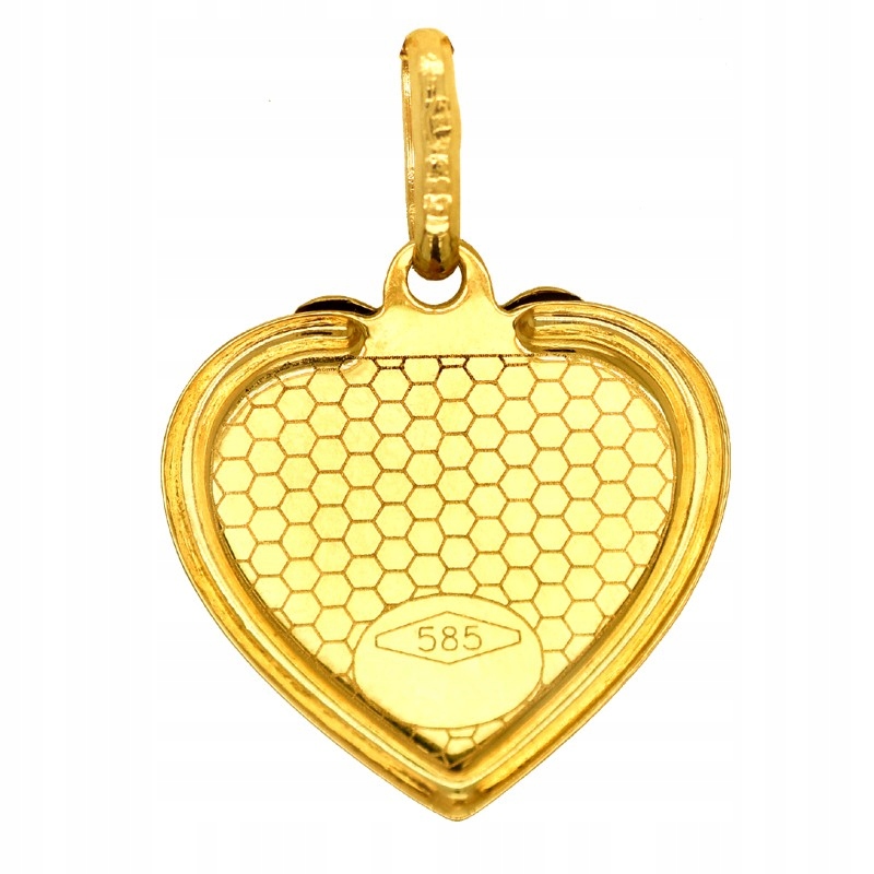 ZŁOTA ZAWIESZKA Medalik Serduszko rozkładane z Matką Boską 585 14K EAN (GTIN) 5904921801782