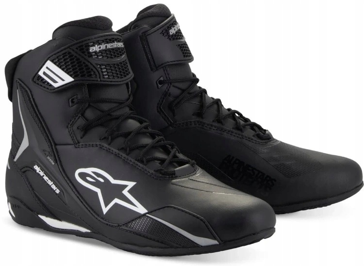 Alpinestars Stella Faster 4 Čierne Motocyklové Topánky Krátke Letné 40