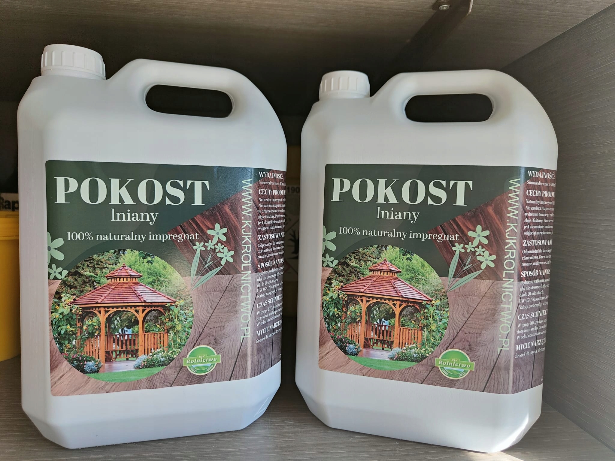 Impregnat do drewna 5 l słomkowo-bursztynowy