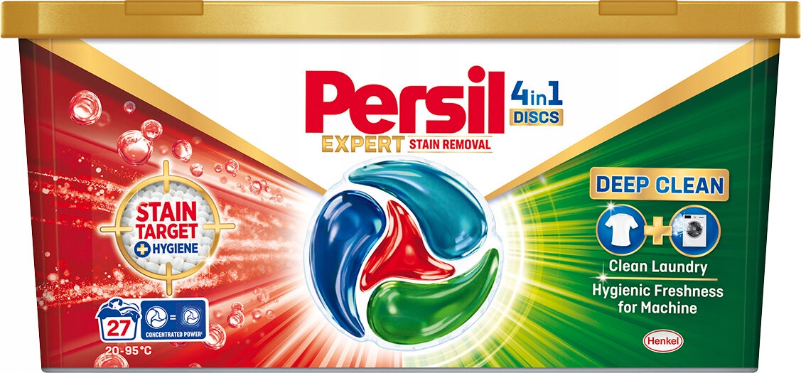 Levně Persil 4v1 Discs Expert prací Kapsle na skvrny 27 ks
