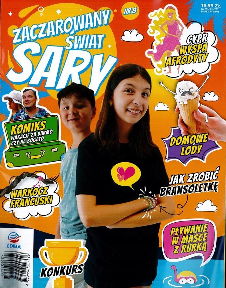 ZACZAROWANY ŚWIAT SARY nr 8 + dodatki