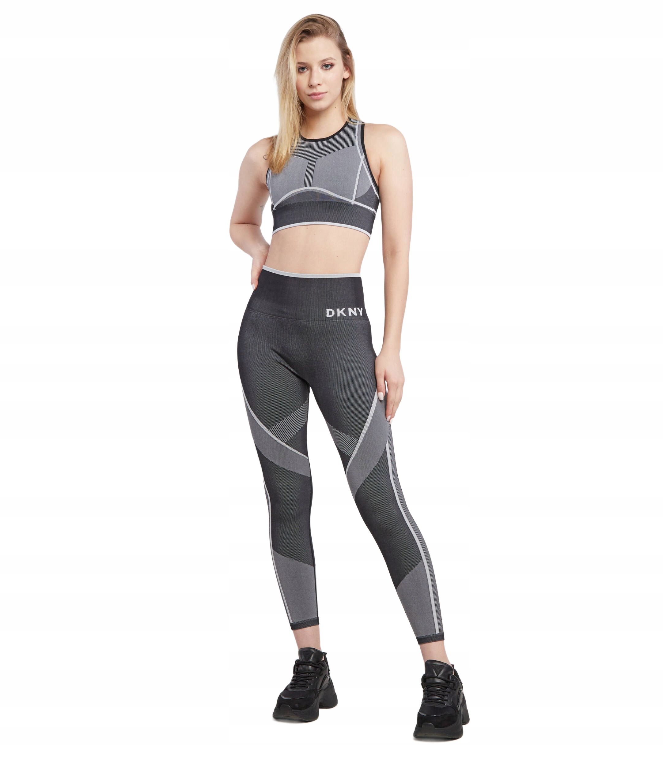 Dkny Sportovní Legíny S Vysokým Pasem, Přiléhavé Xs 6FA