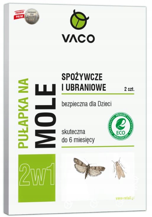 

Eco Pułapka na mole spożywcze i ubraniowe (2w1)