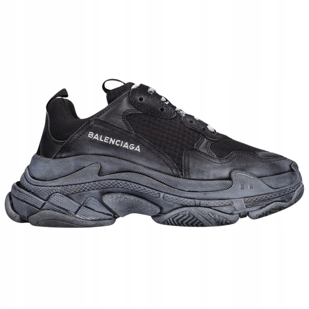 BALENCIAGA Čierne tenisky TRIPLE S 39