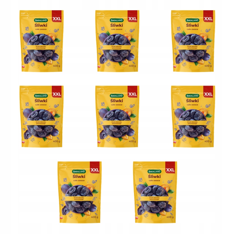 Sušené švestky 400 g Bakalland X8