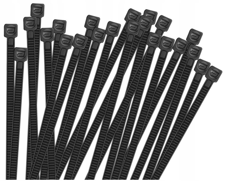 Opaski Zaciskowe Kablowe Trytki 4,8x200mm 100szt Trytytki Samozaciskowe