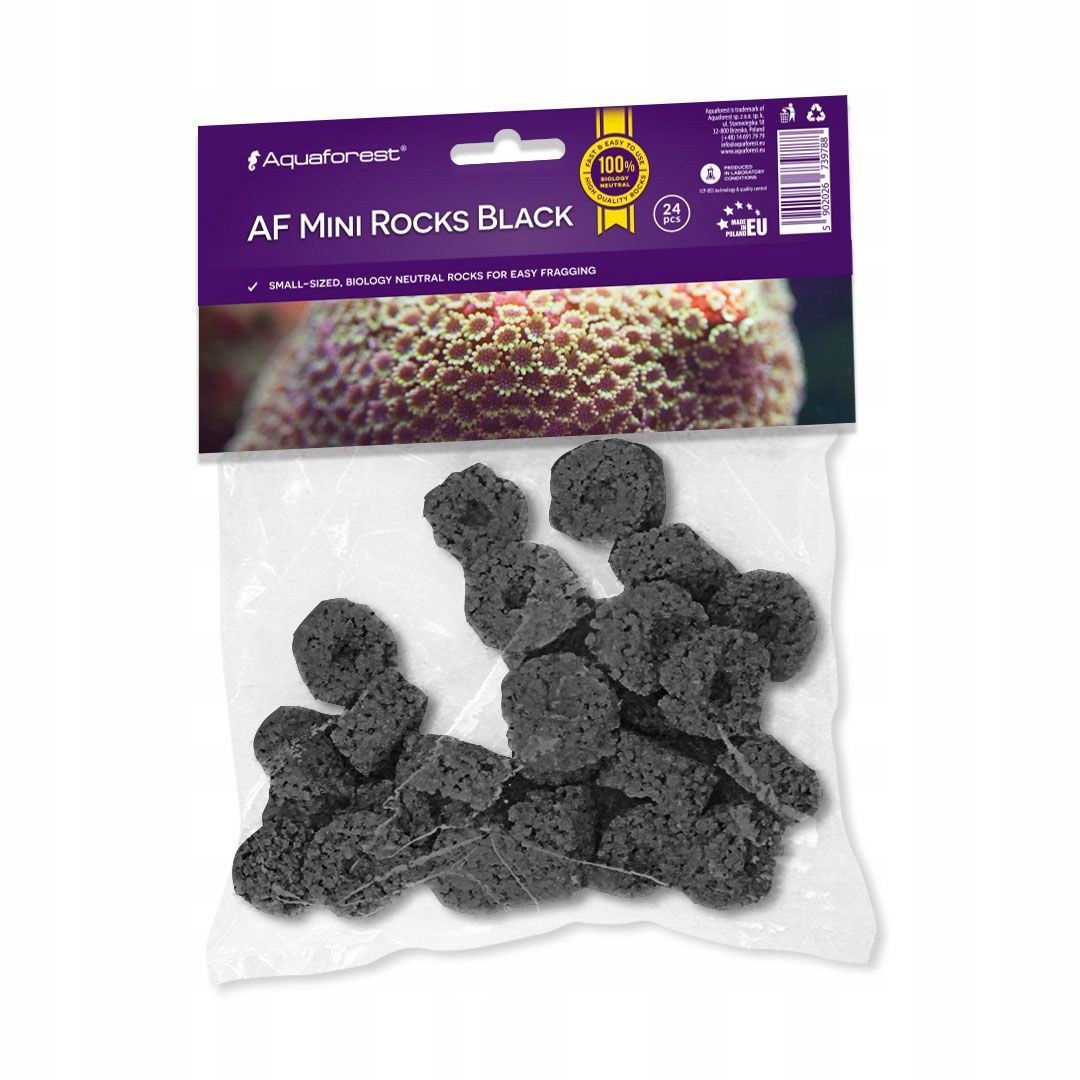 Levně Aquaforest Frags Rocks Mini Black podtácky pod korály