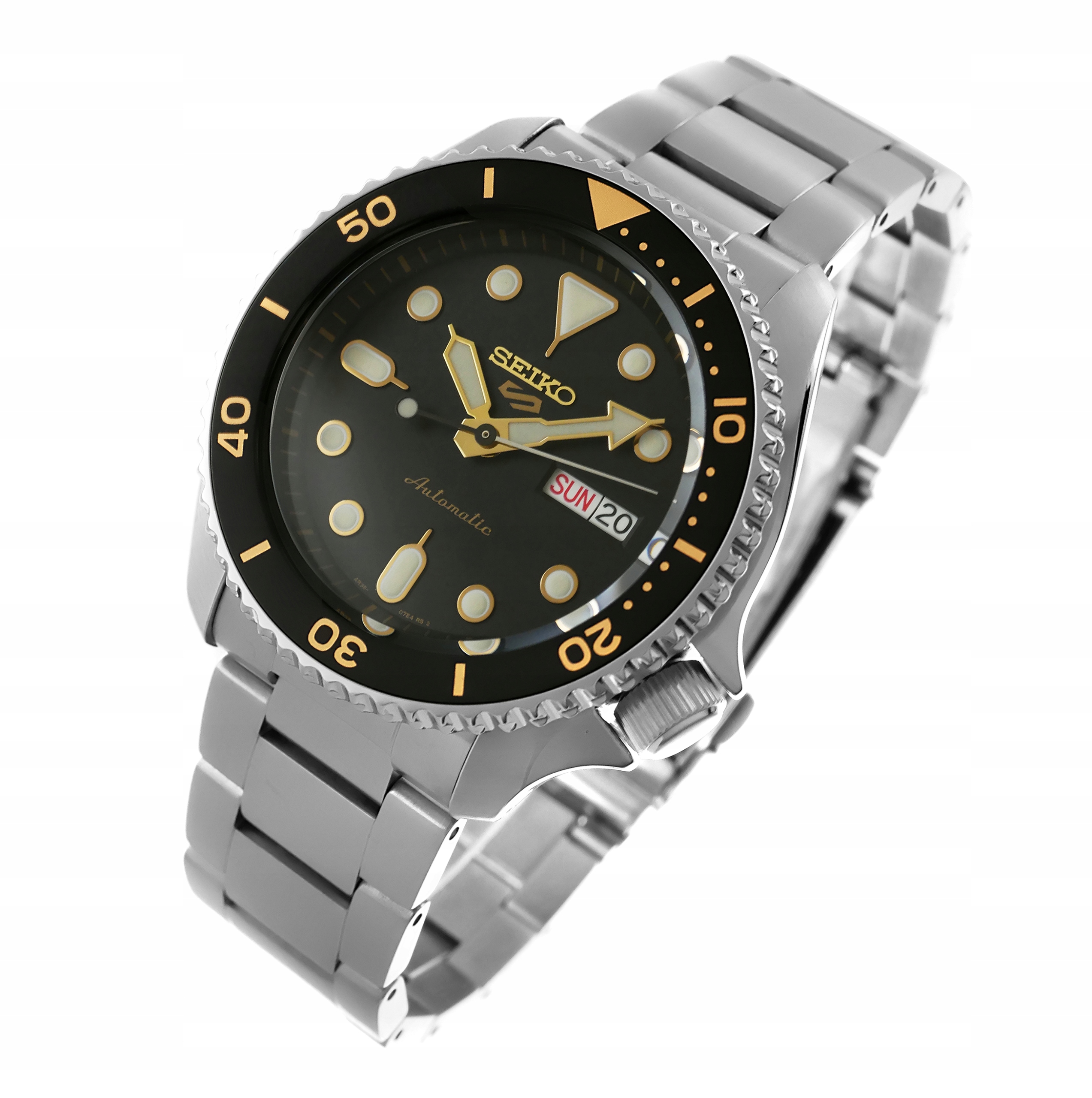 Pánské Hodinky Seiko 5 s automatickým Datumovka 100 m Krabička