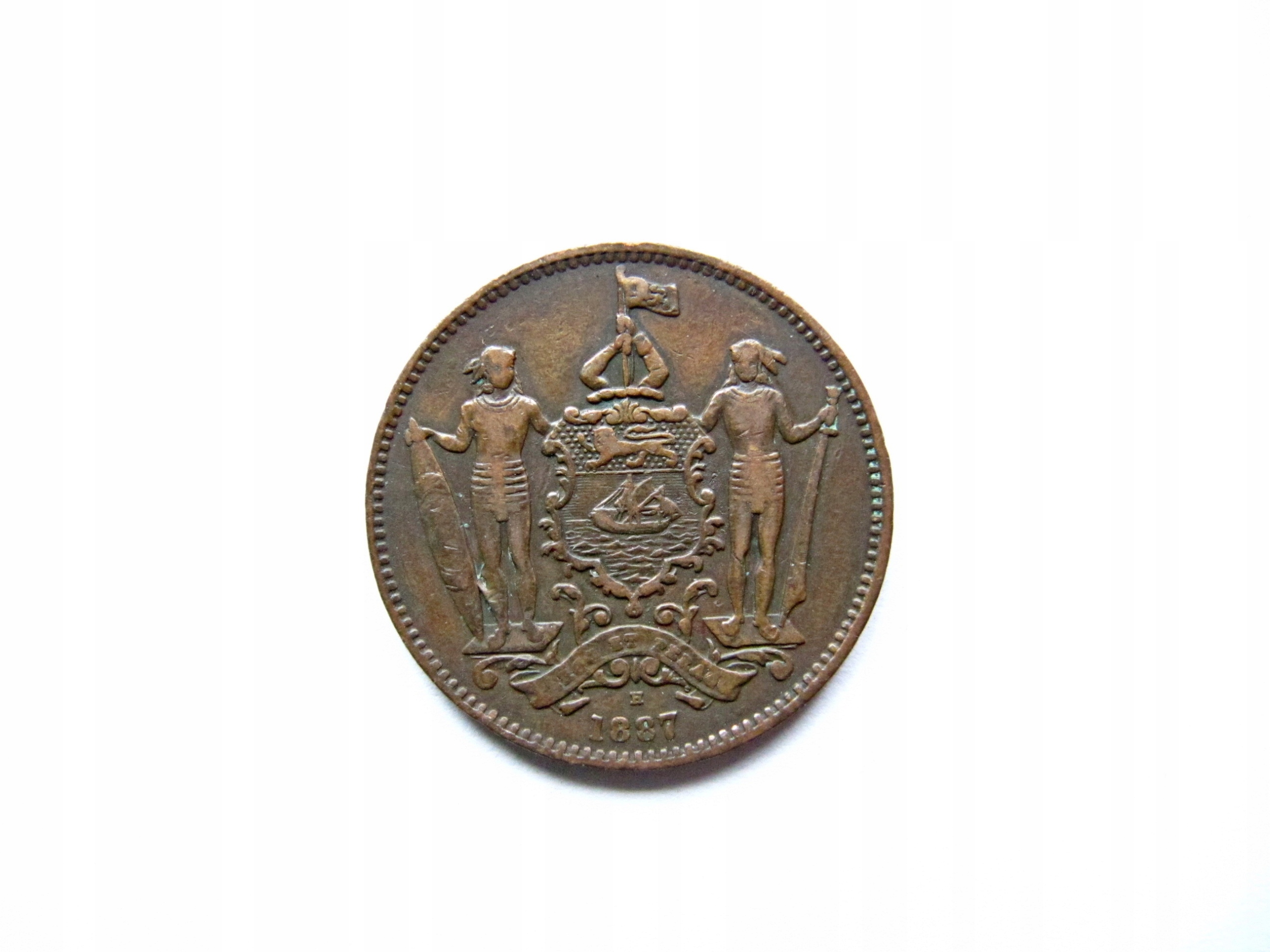 Borneo Północne - 1 cent , 1887 H rok. tm21