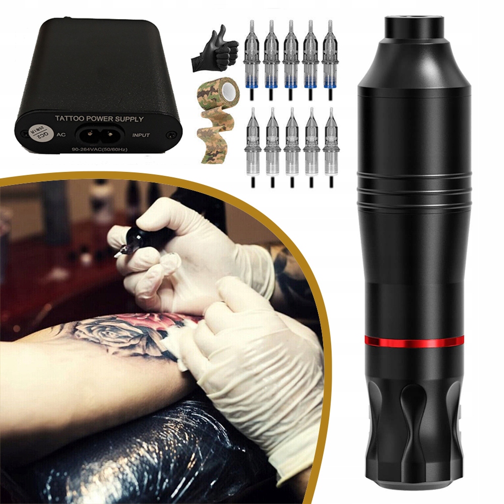 Sada Tužek Na Tetování, Otočný Stroj Na Tetování, Pro Umělce